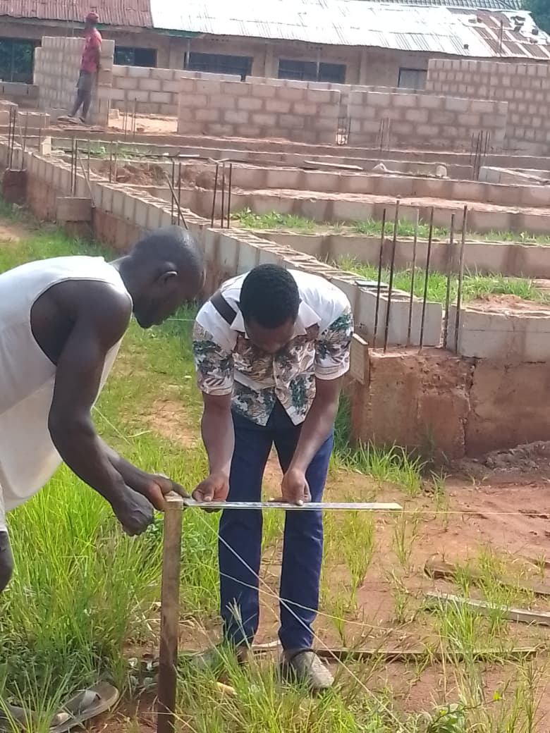 Residential building construction, QC/QS operations, setting out project in Nsukka Enugu State, Nigeria